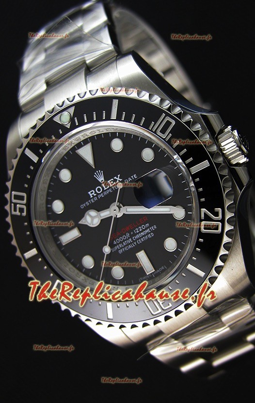 Montre Rolex Sea-Dweller 50h Anniversary REF# 126600 Suisse Répliquée à l’identique 1:1 — Montre Ultime en acier 904L 