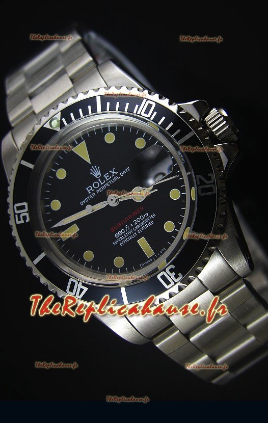 Montre à Mouvement Japonais Rolex Submariner Edition 1680 Vintage