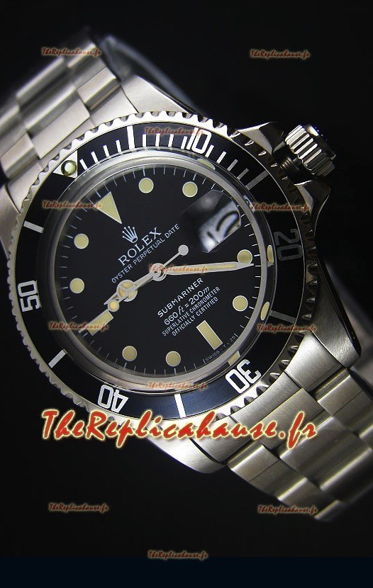 Montre à Mouvement Japonais Rolex Submariner Edition 1680 Vintage