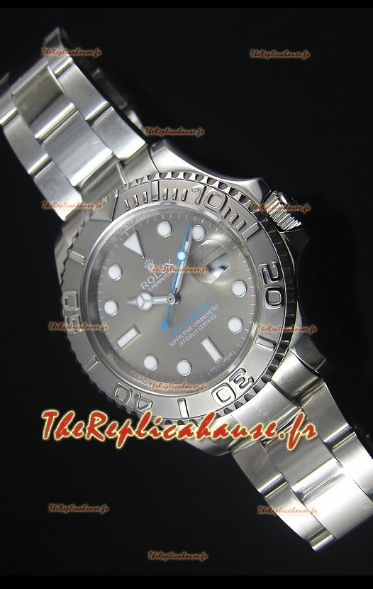 Cadran Gris Rolex Yachtmaster 1:1 Reproduction de Montre Suisse 