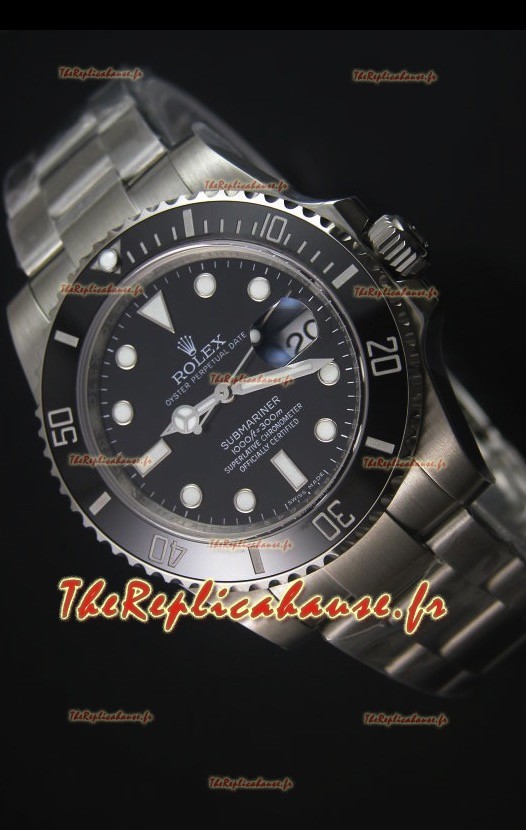 Rolex Submariner 116610 Céramique Noire - Meilleure édition 2017 Montre Réplique Suisse