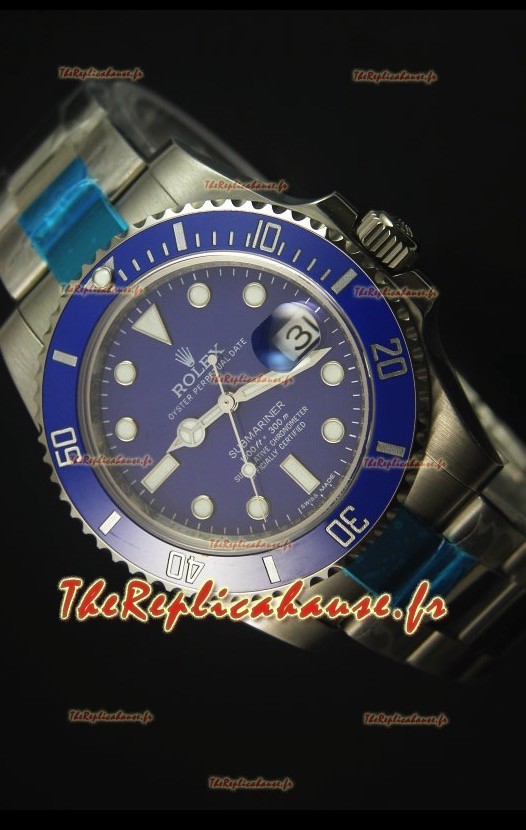 Rolex Submariner 116610 Céramique Bleue - Meilleure édition 2017 Montre Réplique Suisse