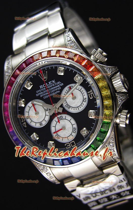 Rolex Cosmograph Daytona 116509 Acier Inoxydable 1:1 Miroir Cal.4130 Mouvement - Montre Ultime Acier 904L