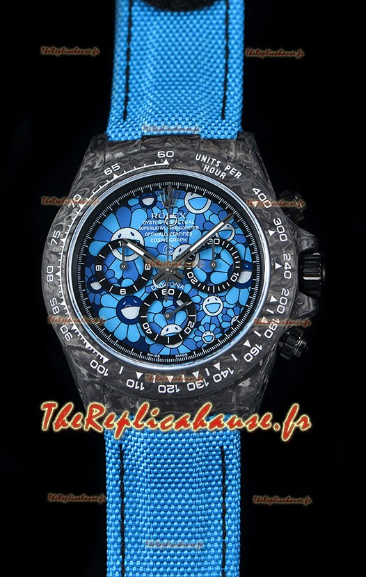 Rolex Daytona CHRONUSART Boîtier de cabine forgé 1:1 Réplique du miroir Cadran multicolore
