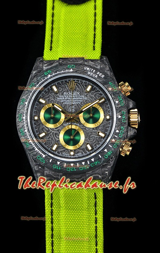 Rolex Daytona CHRONUSART Boîtier de cabine forgé 1:1 Réplique du miroir Cadran multicolore