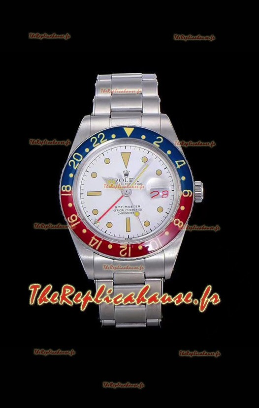 Montre Rolex GMT Master Vintage Edition Réplique Suisse en cadran blanc