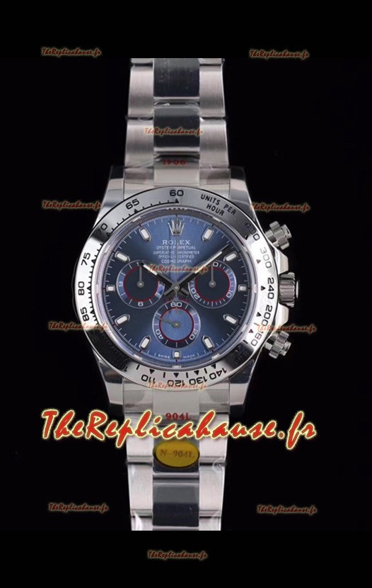 Rolex Daytona 116508 Or blanc Original Cal.4130 Mouvement - Montre en acier 904L à miroir 1:1