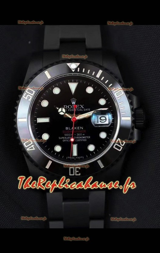Rolex Submariner BLAKEN SINGLE RED 1:1 Mirror Edition Montre réplique suisse