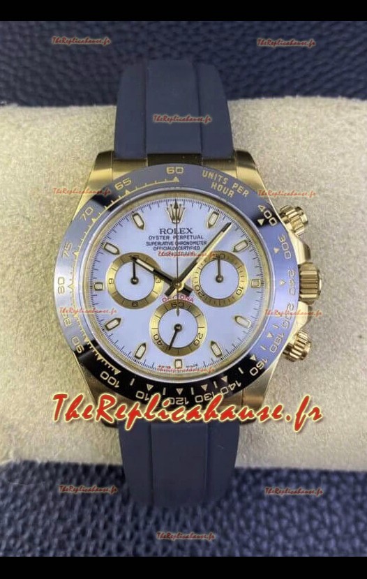 Rolex Daytona 116518-1 Or jaune Mouvement original Cal.4130 - Miroir 1:1 Acier 904L