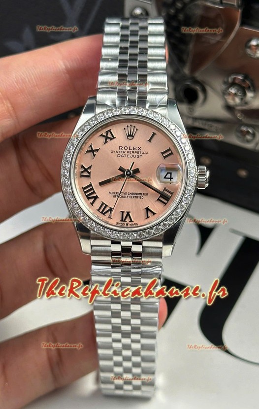 Rolex Super Clone Datejust ETA 2688 Mouvement 31MM Boîte en acier inoxydable Montre Cadran Champagne