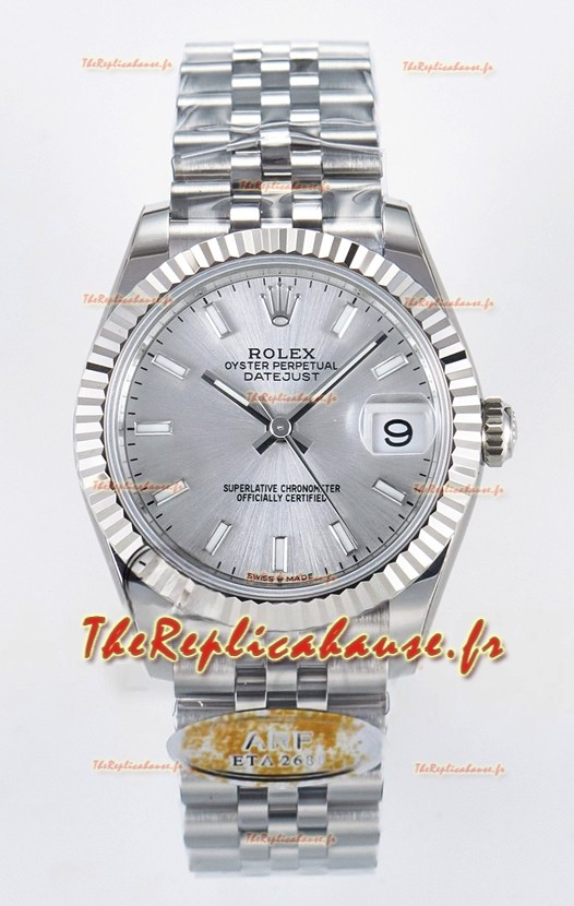 Montre Rolex Super Clone Datejust ETA 2688 Mouvement 31MM Boîtier et cadran en acier inoxydable 