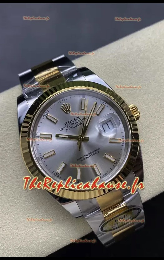Rolex Datejust M126333 41MM ETA3235 72 Hours Power Oyster 1:1 Mirror Replica Or Jaune Acier 904L 