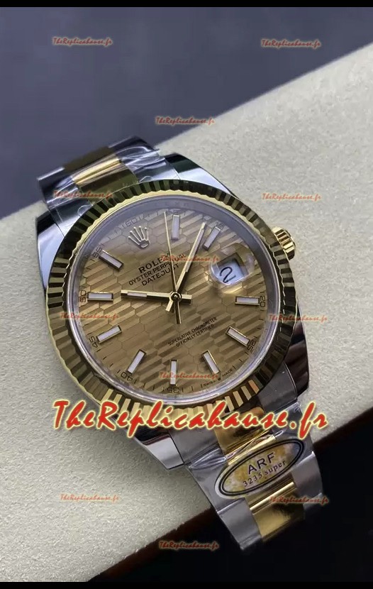 Rolex Datejust M126333 41MM ETA3235 72 Hours Power huitre Réplique 1:1 Or jaune Acier 904L