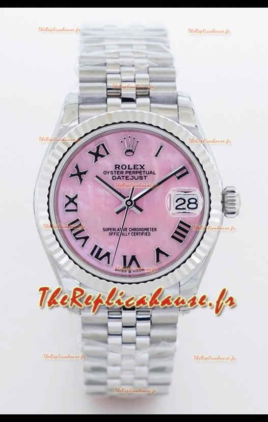 Rolex Datejust M126234 36MM ETA2836 Cadran rose nacre - chiffres romains 