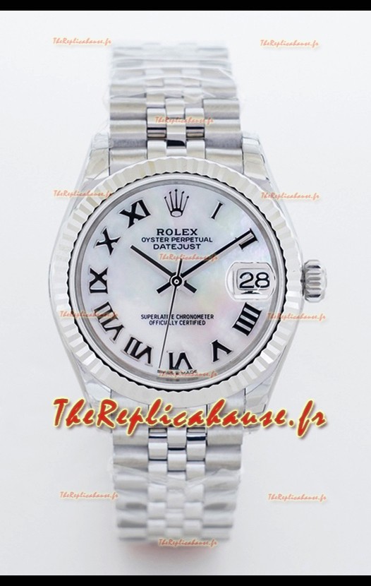 Rolex Datejust M126234 36MM ETA2836 Cadran blanc nacré - Chiffres romains 