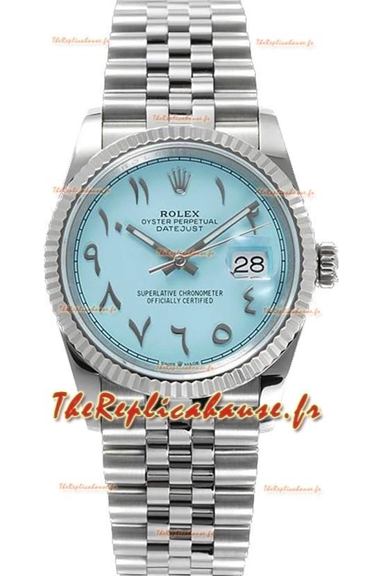 Rolex Datejust M126234 36MM ETA3235 Cadran Bleu Tiffany - Boîtier Acier 904L 