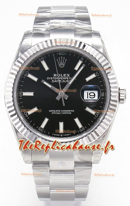 Rolex Datejust 126334 41MM ETA3235 72 Hours Power Cadran Noir huitre Réplique 1:1 