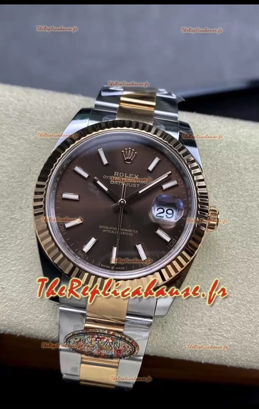 Rolex Datejust 126331 41MM ETA 3235 Montre réplique 1:1 suisse en or rose 904L Acier 