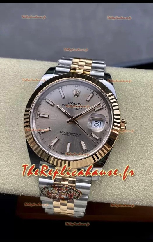 Rolex Datejust 126331 41MM ETA 3235 Montre suisse 1:1 réplique miroir en or rose 904L acier