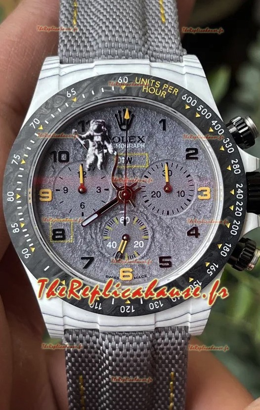 Rolex Cosmograph Daytona DiW Space Mission Montre en fibre de carbone - Mouvement Cal.4130