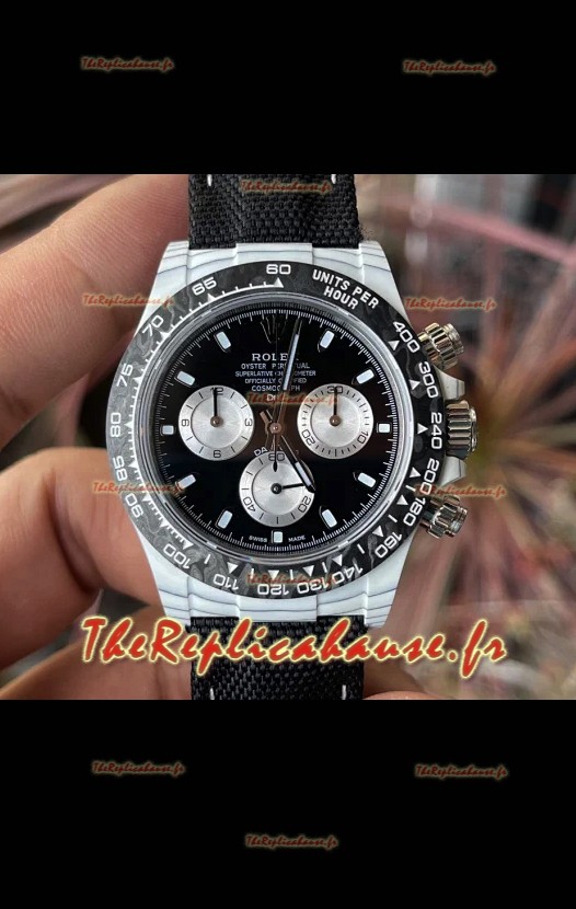Rolex Cosmograph Daytona DiW Irbis V2 Edition Montre en fibre de carbone - Mouvement Cal.4130