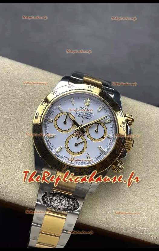 Rolex Daytona Super Clone M126503 Or Jaune Deux tons Mouvement original Cal.4131