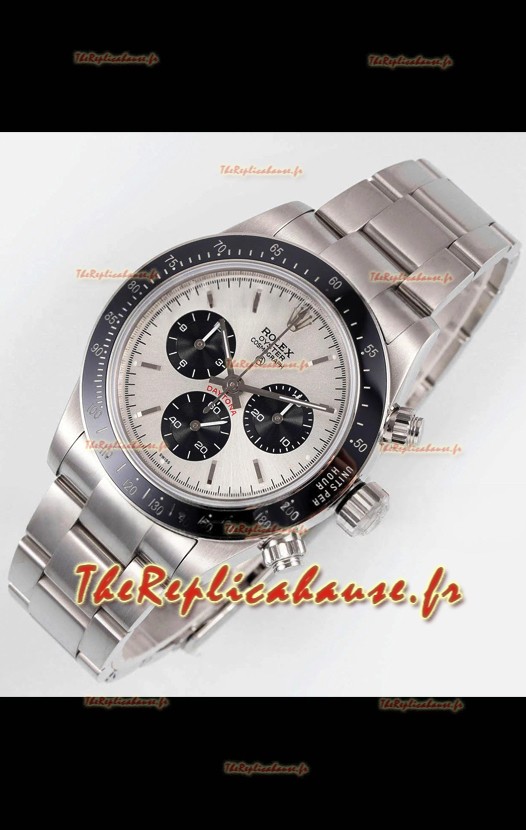 Rolex Daytona Super Clone BLAKEN Paul Newman Cadran acier réplique montre suisse - Mouvement 4130 