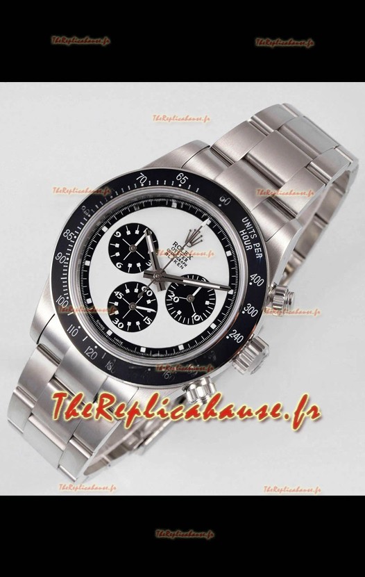 Rolex Daytona Super Clone BLAKEN Paul Newman Cadran blanc réplique montre suisse - Mouvement 4130 