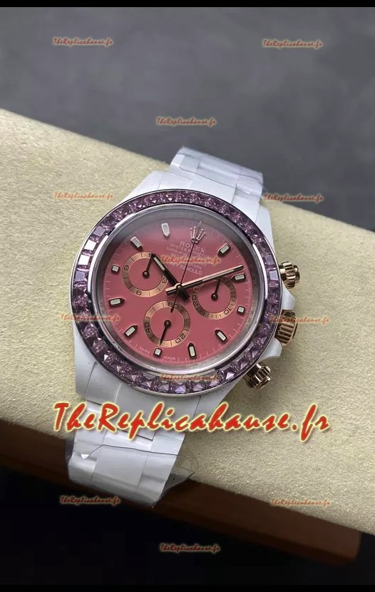 Rolex Daytona AET Remould Cadran vert foncé Montre-bracelet en céramique avec mouvement Cal.4130