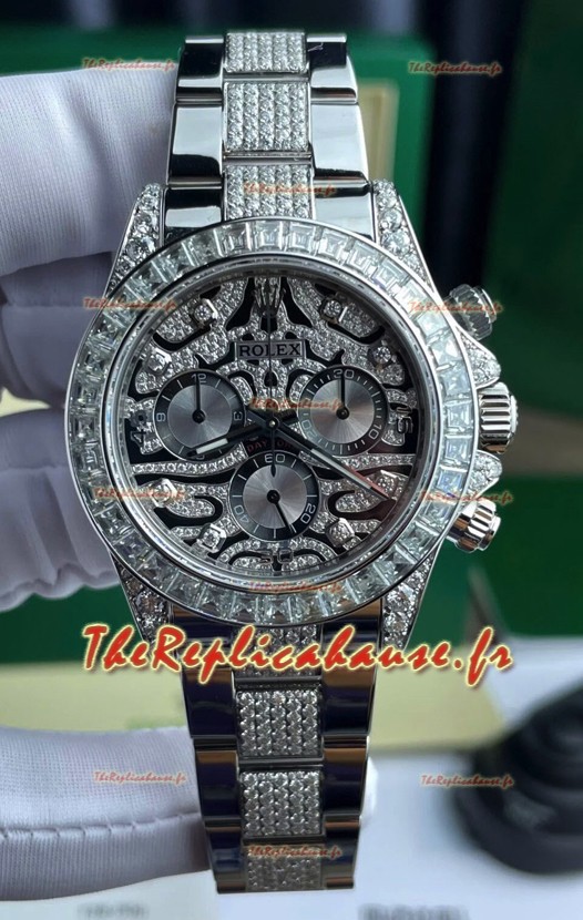 Rolex Daytona Super Clone Edition « Eye of the Tiger » en boîtier acier 904L Réplique Montre 1:1