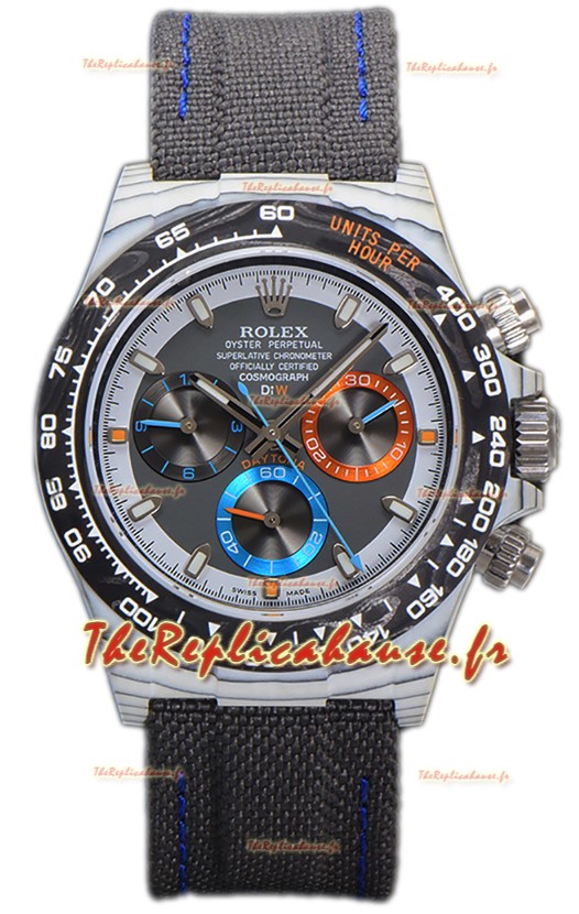 Rolex Cosmograph Daytona DiW Edition Montre en fibre de carbone blanche - Mouvement Cal.4130
