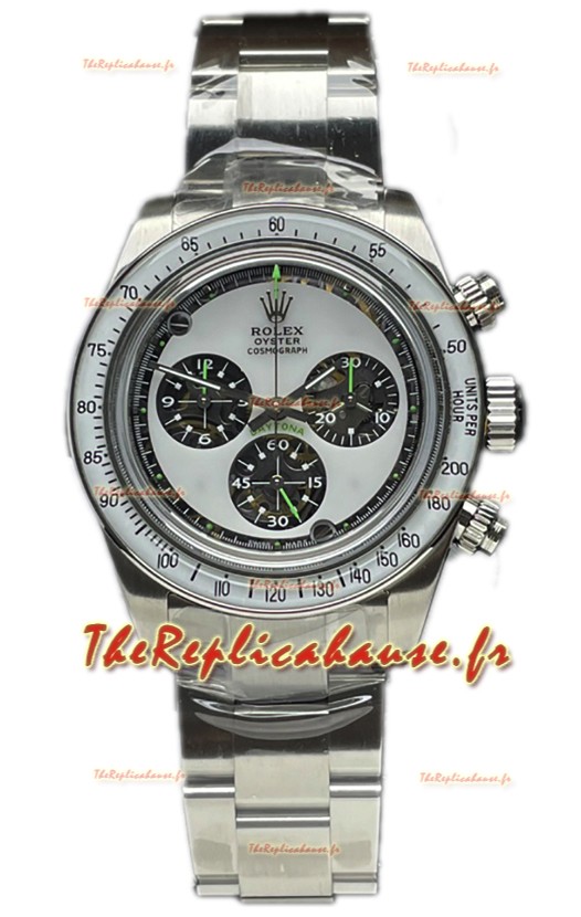 Rolex Daytona 116508 Neon Artisans De Geneve Montre en acier inoxydable Suisse Réplique 