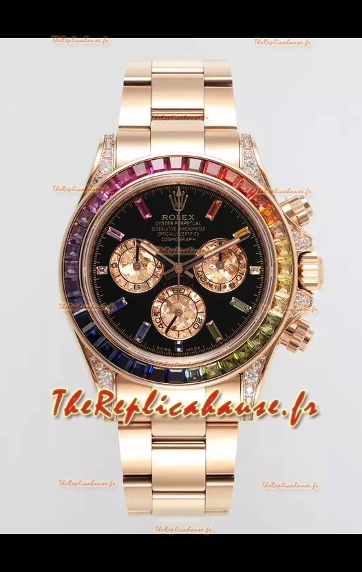 Rolex Cosmograph Daytona 116595RBOW Or Rose Mouvement Cal.4130 Original