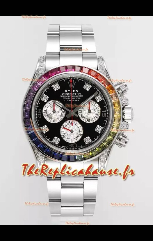 Rolex Cosmograph Daytona 116599RBOW Acier inoxydable Mouvement original Cal.4130 
