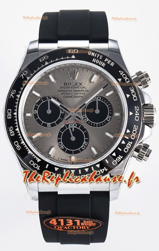 Rolex Cosmograph Daytona 126519LN Cadran gris Lunette noire Mouvement Cal.4131 - Montre Acier 904L