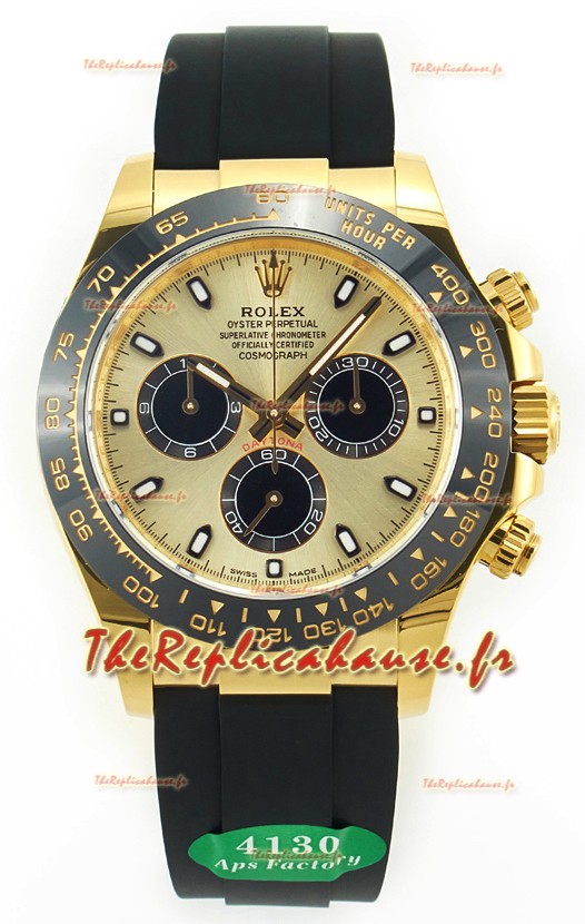 Rolex Cosmograph Daytona M126518 Or Jaune Boîtier et Cadran Mouvement Cal.4130