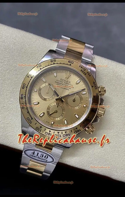 Rolex Cosmograph Daytona 116508 Mouvement original Cal.4130 en or jaune - Montre Ultimate améliorée en acier 904L