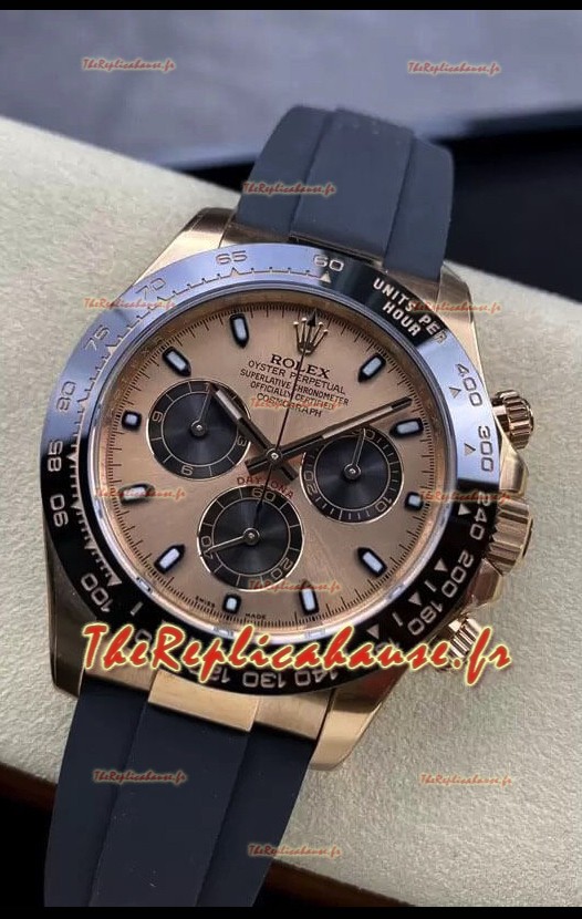 Rolex Cosmograph Daytona M116515LN-0018 Montre Or Rose Mouvement Original Cal.4130 - Acier 904L