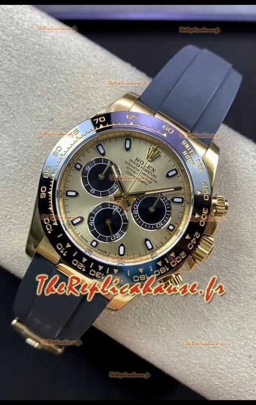 Montre Rolex Cosmograph Daytona M116518LN-0048 Montre Or Jaune Mouvement Original Cal.4130 - Acier 904L