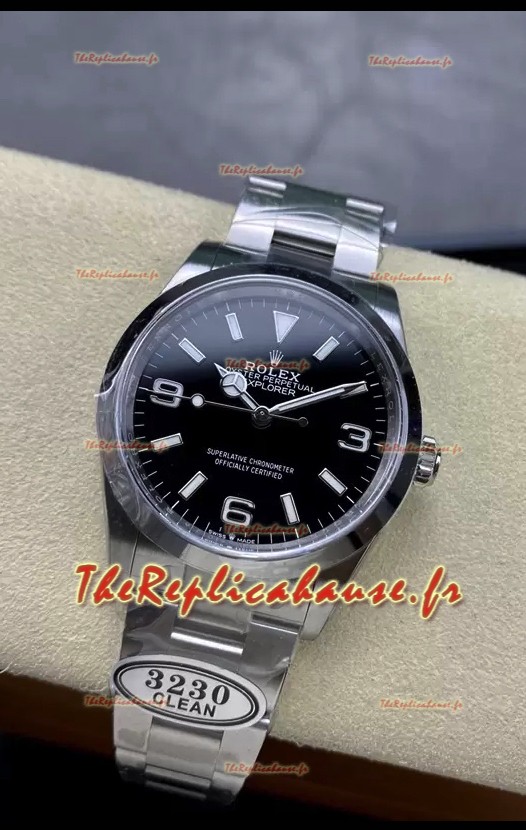 Rolex Explorer I M124270 Cadran noir 36MM - Acier 904L dans Mouvement ETA 3230 