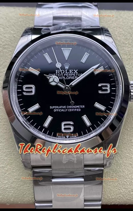 Rolex Explorer I M124270 Cadran Noir 36MM - Acier 904L dans Mouvement ETA 3230