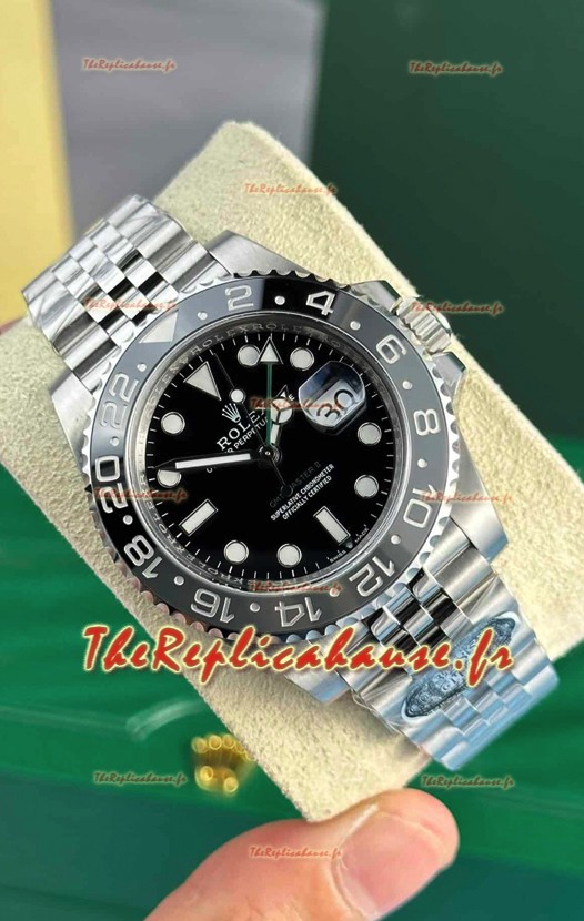 Rolex GMT Masters II 126710GRNR « Bruce Wayne » 904L Acier Bracelet Jubilé Réplique Suisse 