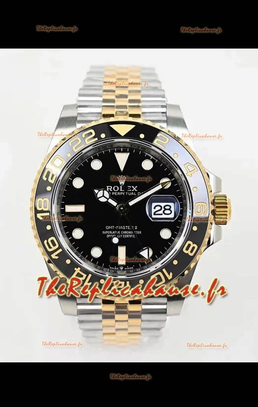 Rolex GMT Masters II M126713GRNR Mouvement Cal.3285 Réplique Suisse - Montre Ultimate en acier 904L