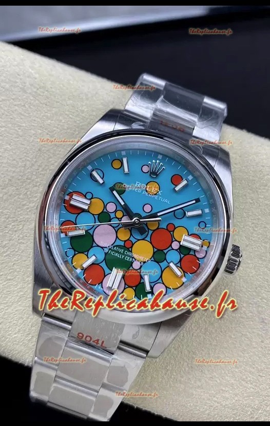 Montre Rolex Oyster Perpetual REF# 124300 Cadran de célébration en 36MM ETA 3230 Mouvement Automatique