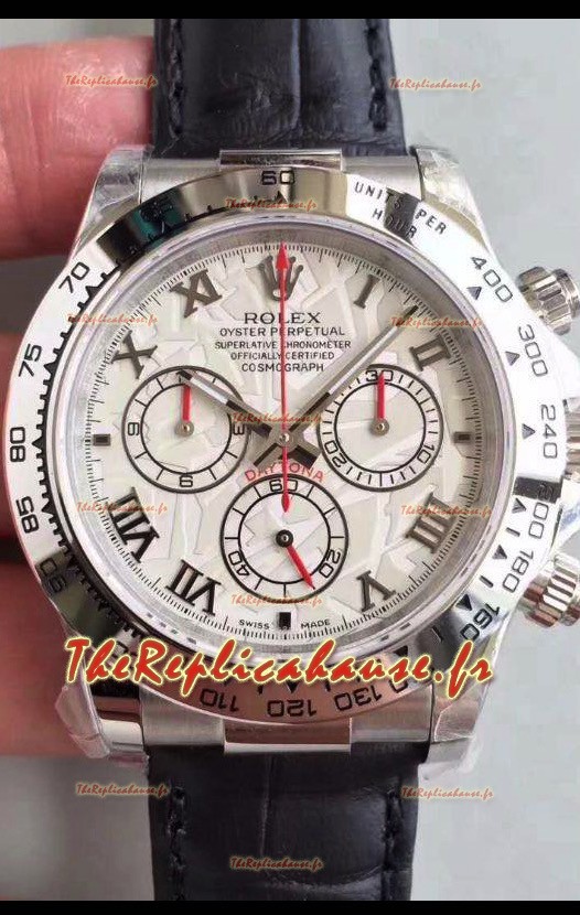 Montre Rolex Cosmograph Daytona 116508 Or Jaune Mouvement original Cal.4130 - Montre améliorée Ultimate 904L en acier