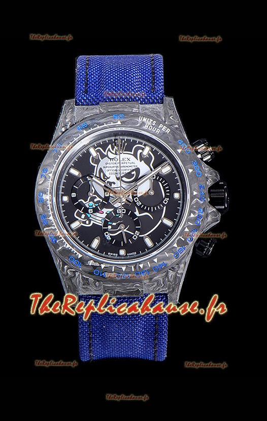 Montre Rolex Daytona DiW Edition PANDA Edition Boîtier Carbone Forgé Réplique Miroir 1:1