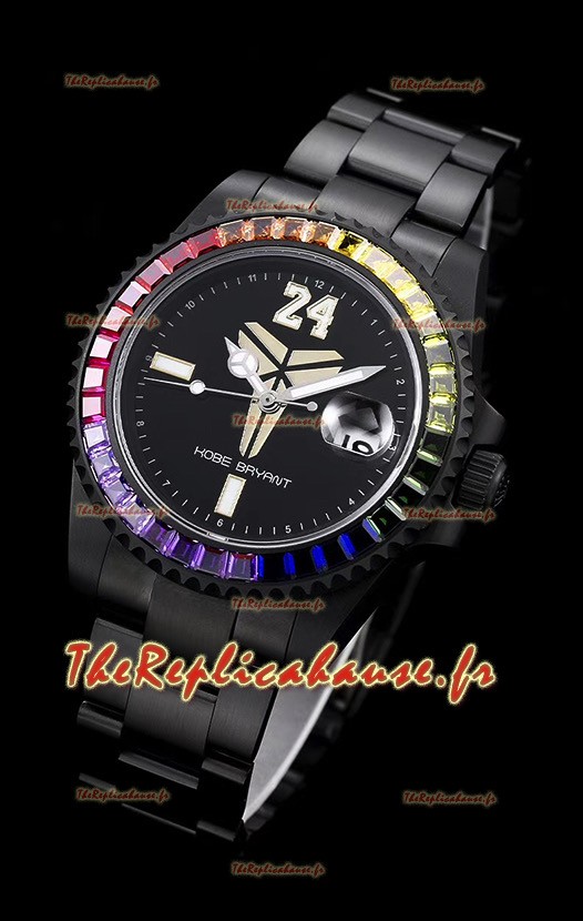 Montre Rolex Submariner Suisse Edition Kobe Bryant Réplique Suisse dans un boîtier revêtement PVD