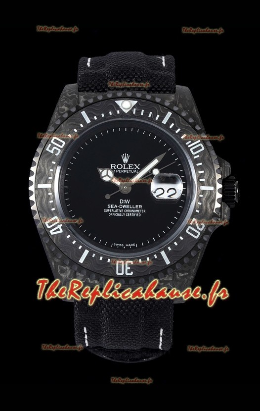 Rolex Sea-Dweller DiW Edition 43MM Lunette Carbone Montre Réplique Suisse 1:1