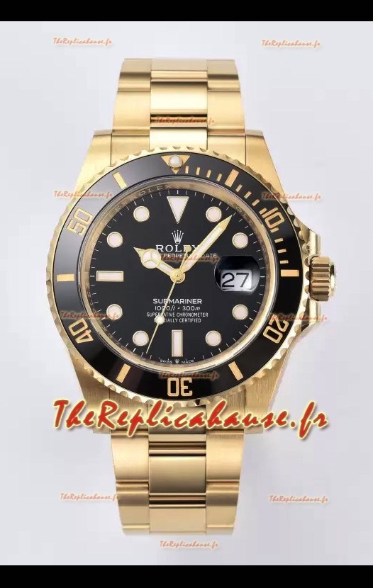 Rolex Submariner 41MM Date Céramique Or m126618ln - Réplique miroir 1:1 - Montre ultime en acier 904L