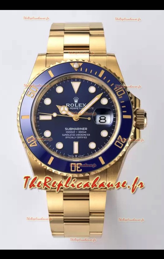 Rolex Submariner 41MM Date Céramique Or m126618lb - Réplique miroir 1:1 - Montre ultime en acier 904L